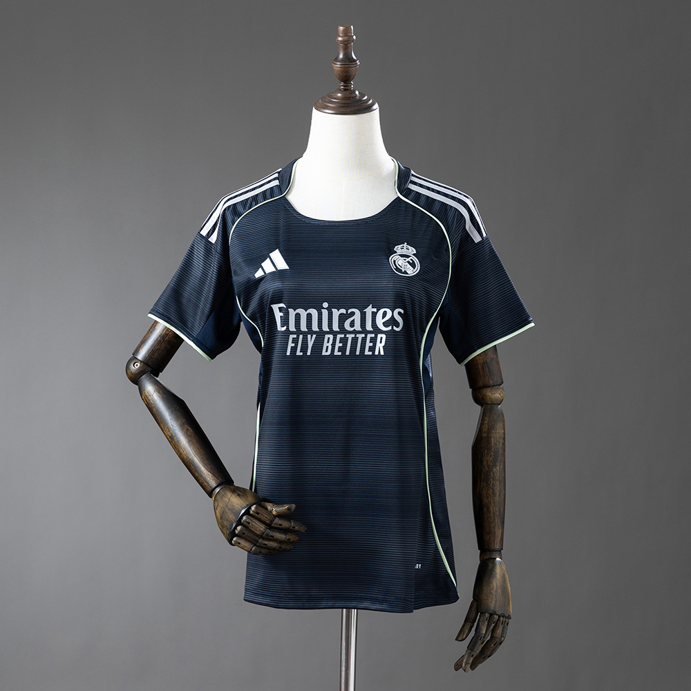 2025/2026 Real Madrid Away Women's Football Shirt 1:1 Thai Quality:football jersey mysite: unitedjerseyfootball 邓江浪:football