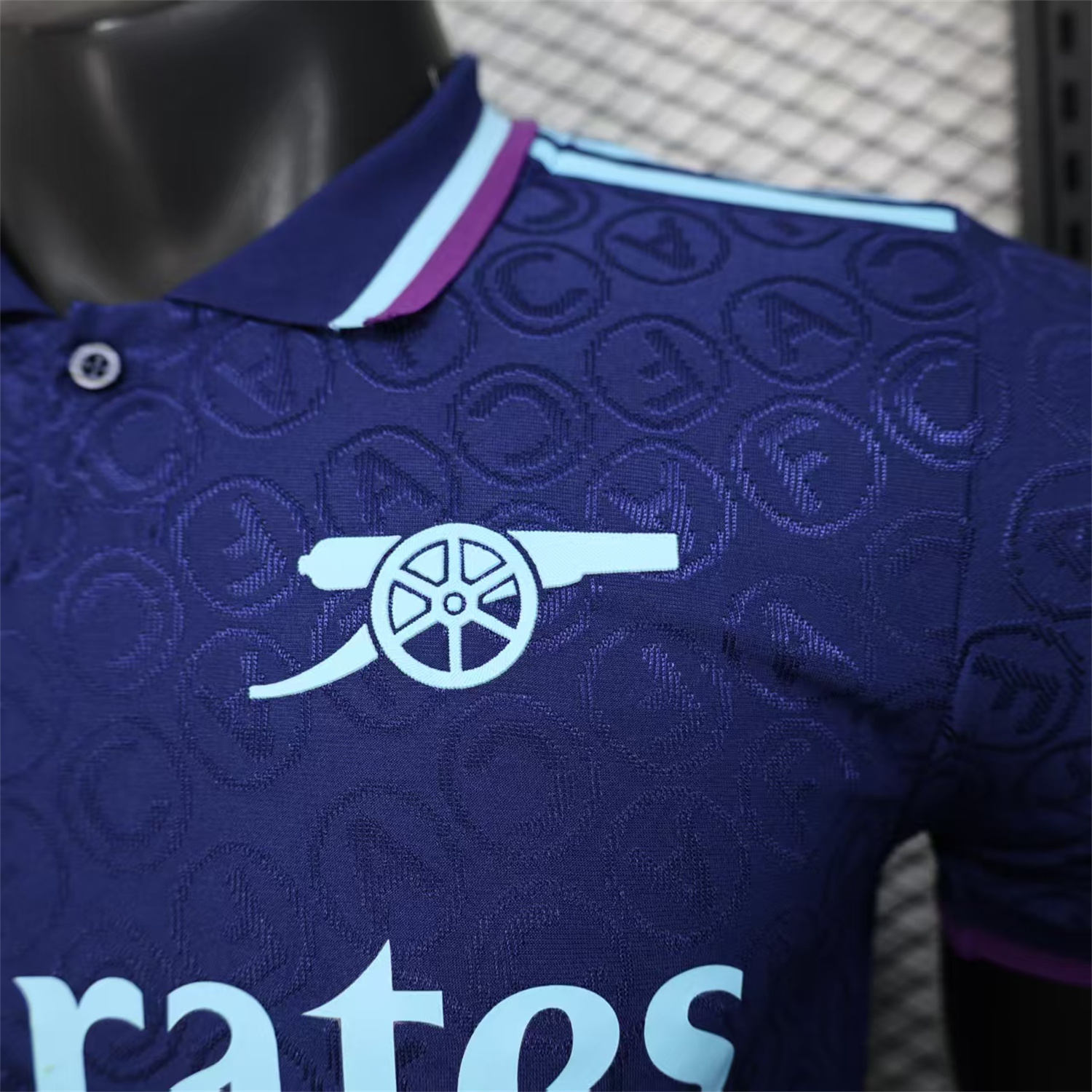 UltraTrikot-Arsenal 25-26 Deep Blue POLO Letter Pattern Special Jersey - Player Version