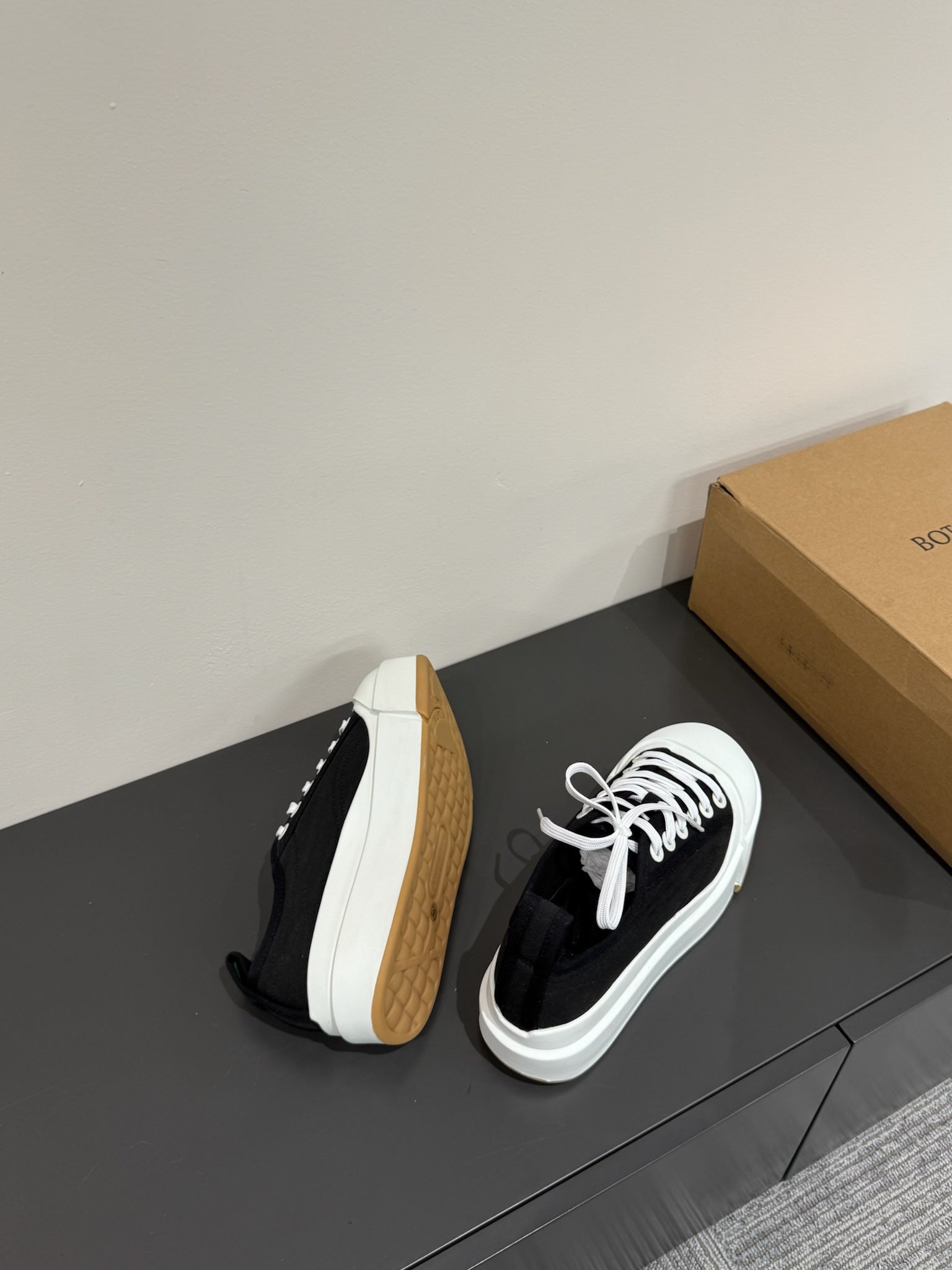 VULCAN PLATFORM SNEAKER IN BLACK CANVAS、mysite、Cacoeks