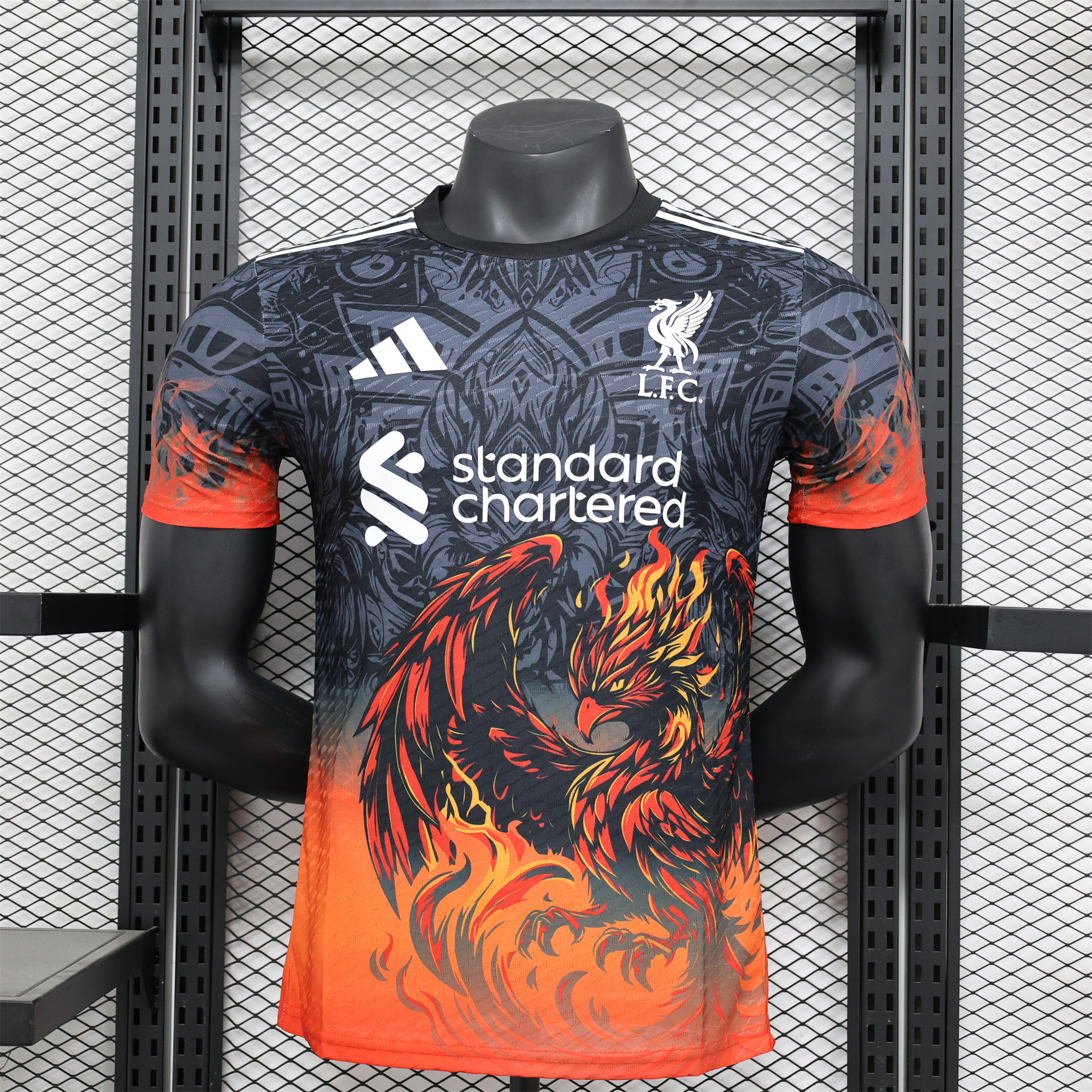 JerseysGala.com | Liver.pool 24-25 Red Fire Phoenix Special Edition Jersey - Player Version -Customize Name, Number and Patch | Worldwide Shipping