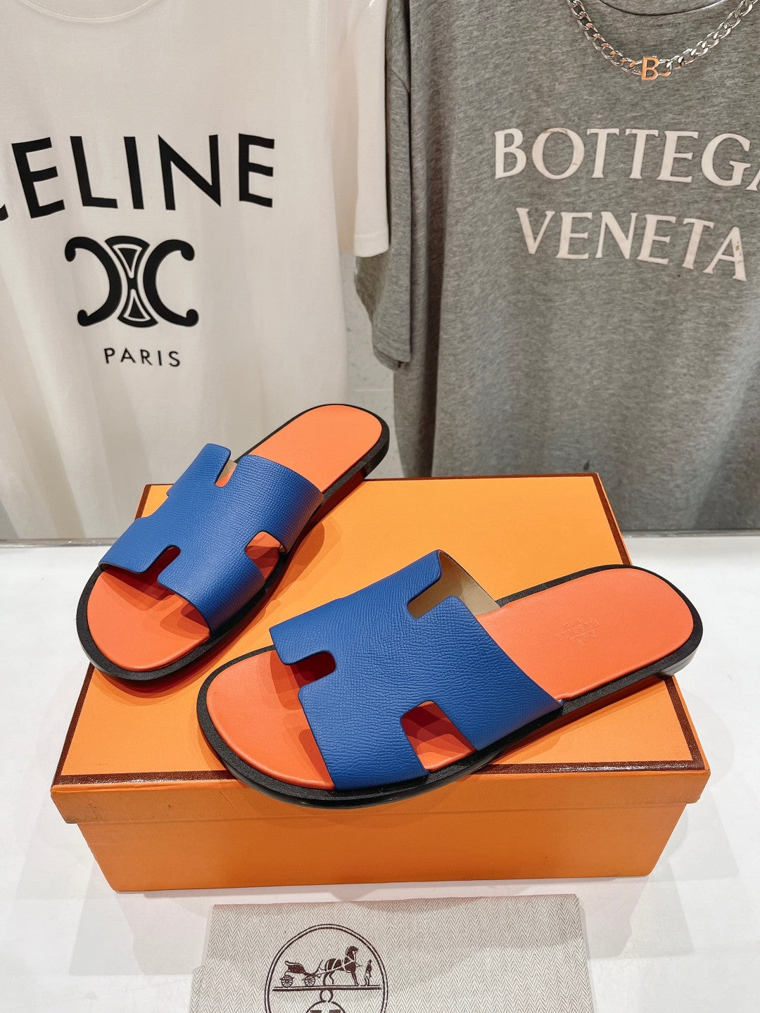IZMIR SANDAL LIGHT ORANGE MIX LAPIS LAMBSKIN、mysite、Cacoeks