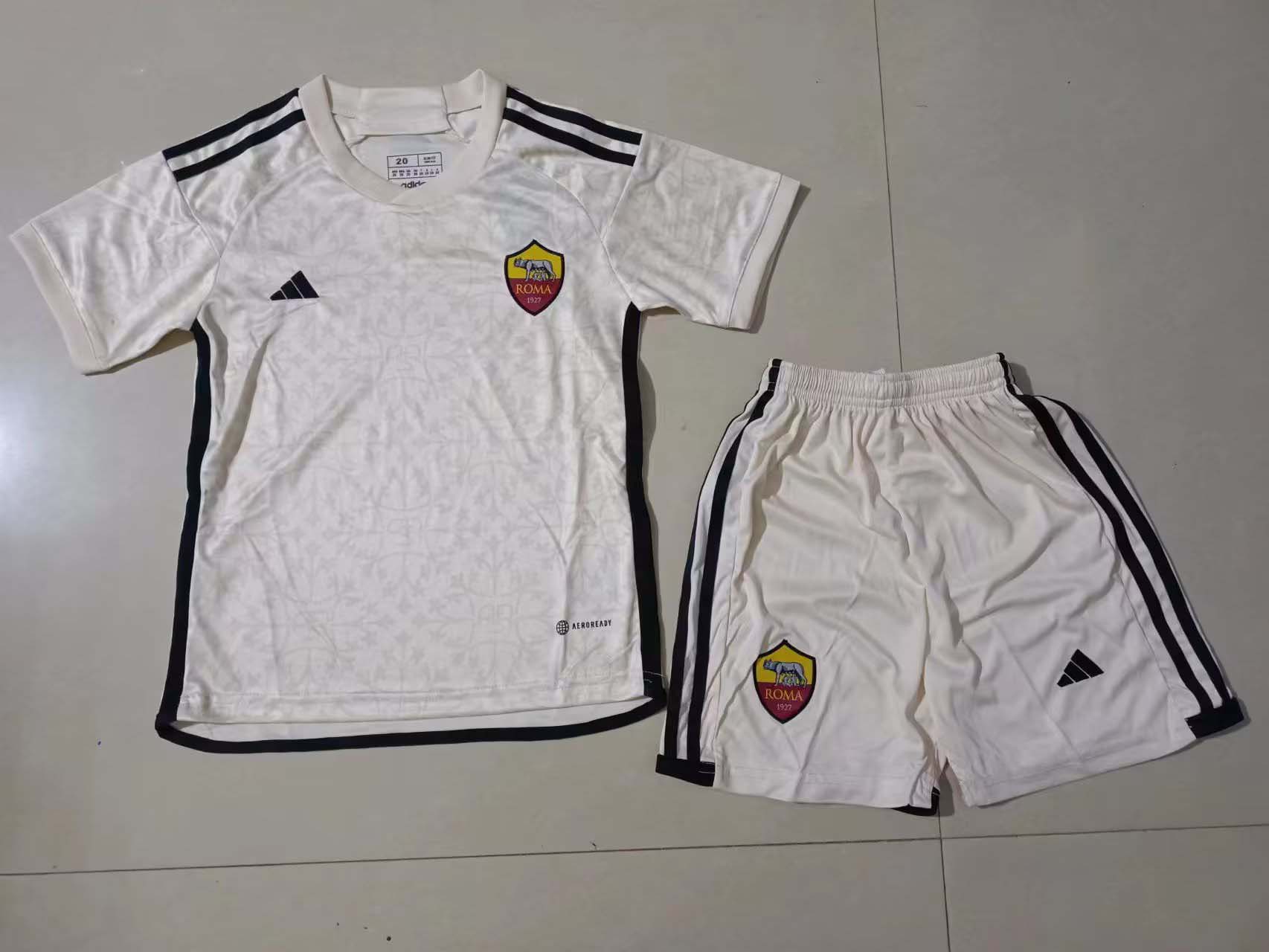 2023/2024 Roma Away Soccer Jersey 1:1 Thai Quality Kids Size:football jersey mysite: unitedjerseyfootball 邓江浪:football