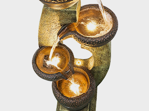 outdoor water fountain