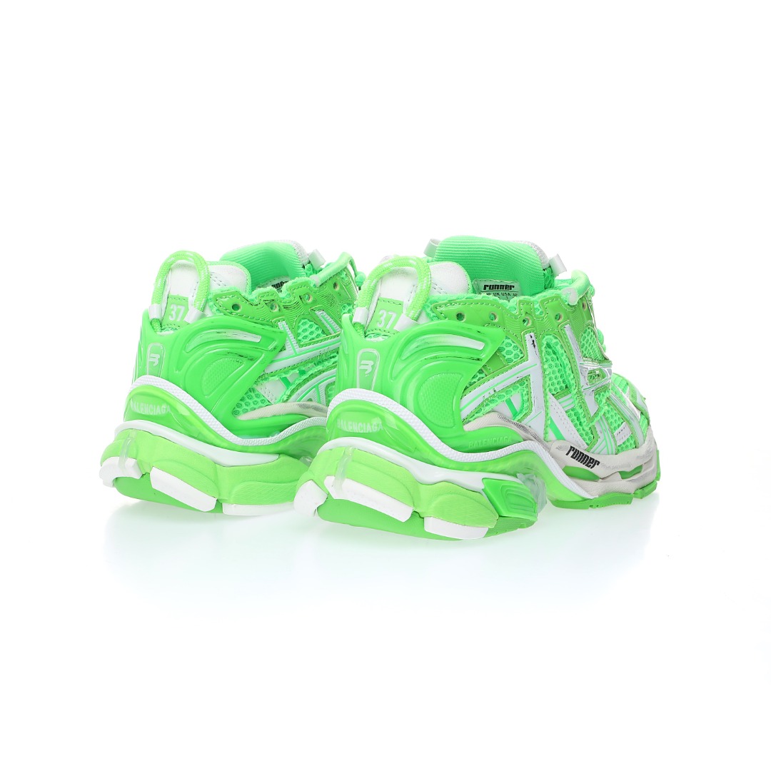 Balenciaga Runner Trainer Fluo Green、mysite、Cacoeks
