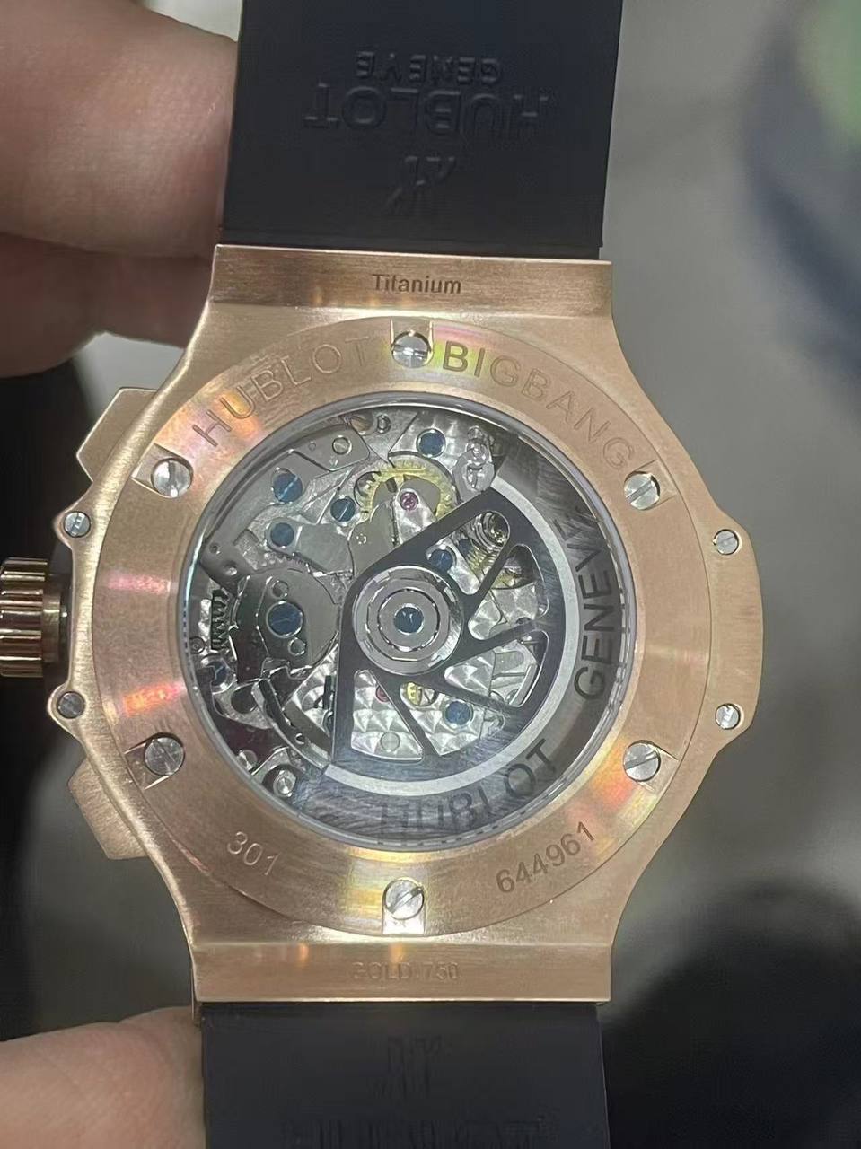Hublot Big Bang Steel Rose 301.PB.131.RX Replica-fasswatch