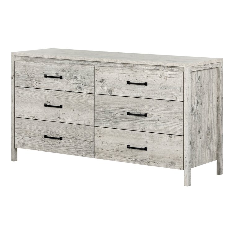 Gravity 6 Drawer Double Dresser