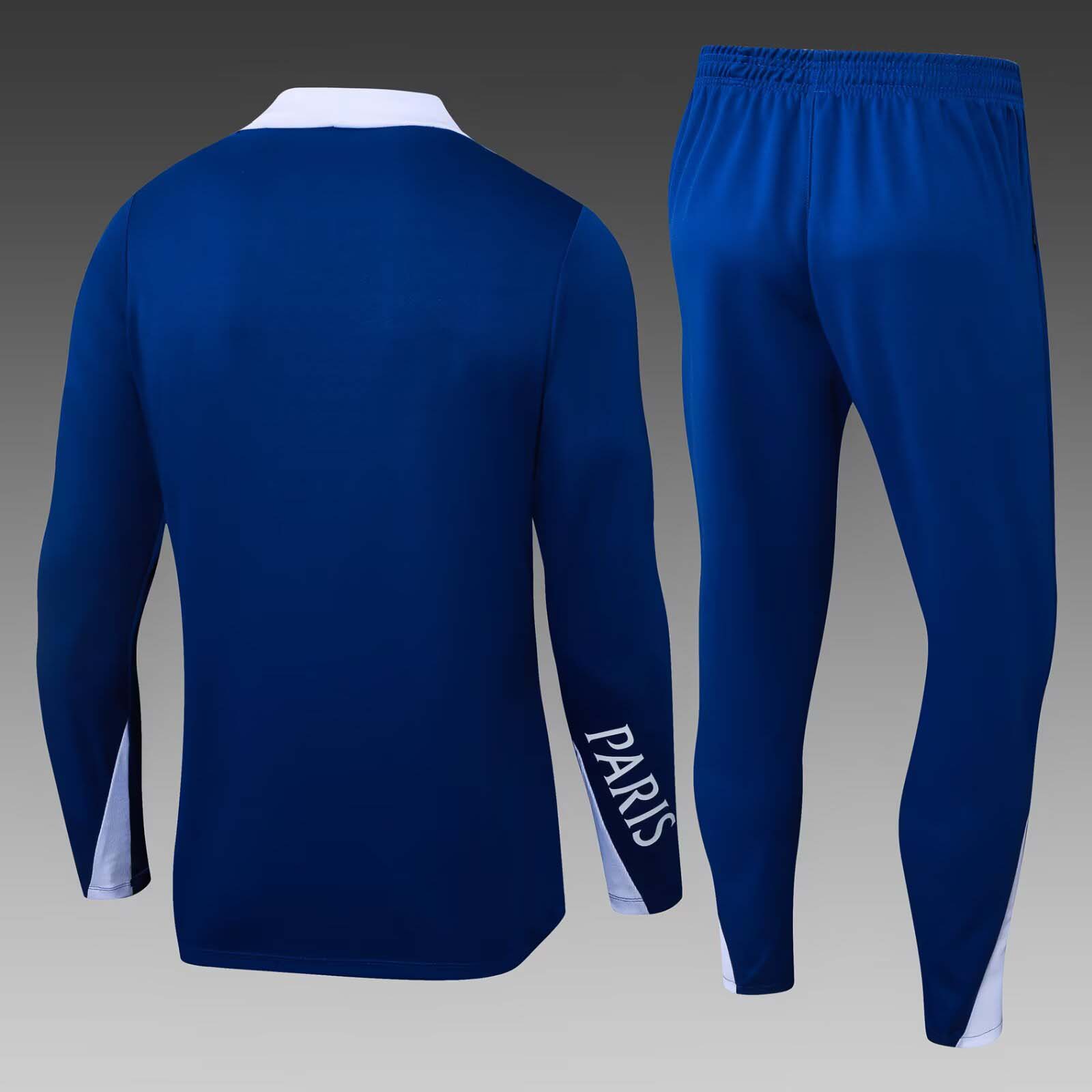 2025/2026 Psg Paris Saint-Germain Half-Pull Training Suit Blue Football Shirt 1:1 Thai Quality Set:football jersey mysite: unitedjerseyfootball 邓江浪:football