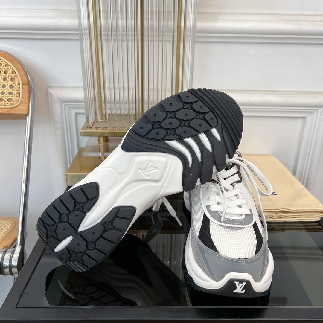 LV RUN 55 SNEAKER WHITE GRAY、mysite、Cacoeks