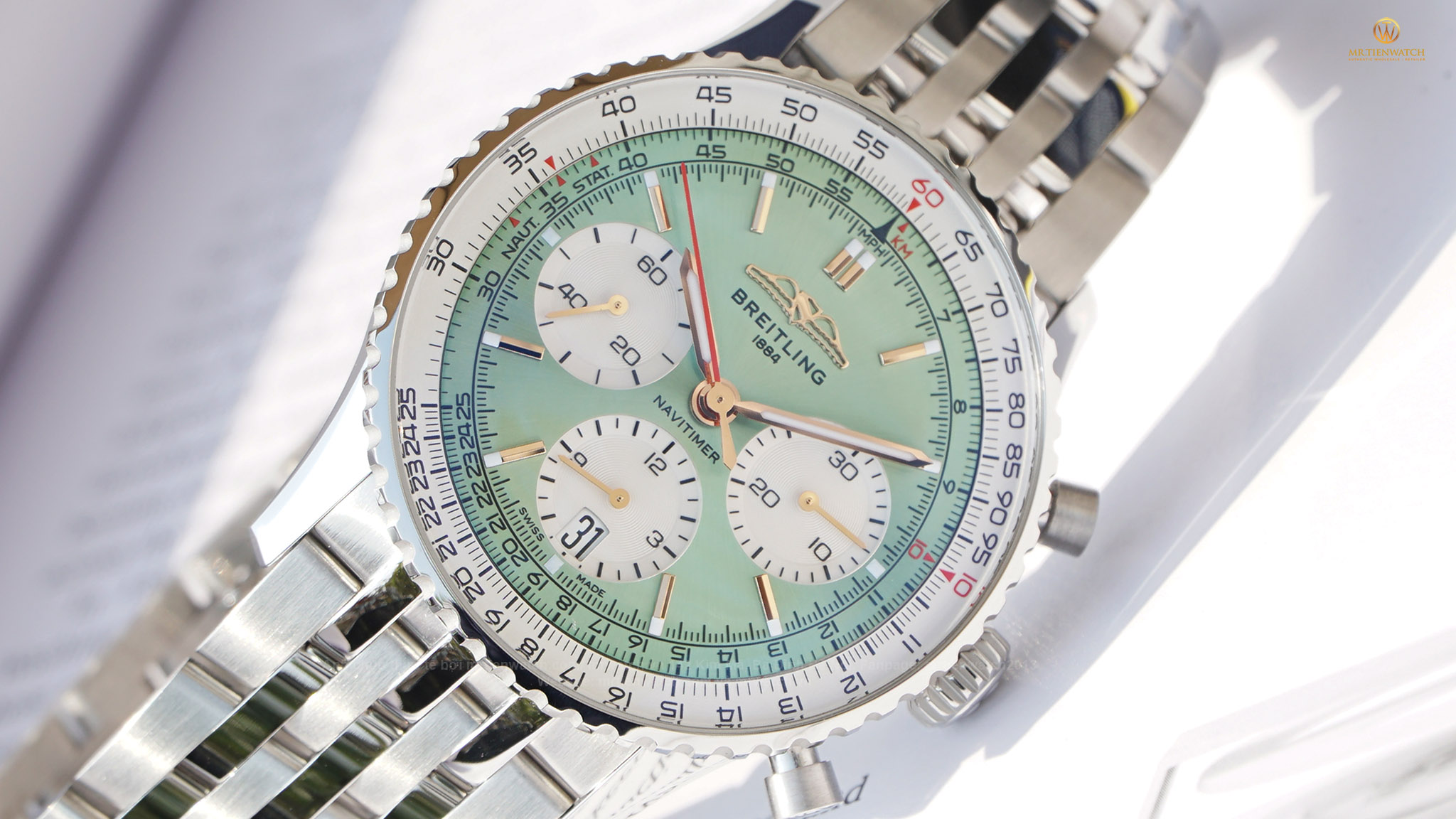 BREITLING NAVITIMER B01 CHRONOGRAPH 41 AB0139211L1A1 I MRWATCH.VN I MRTIENWATCH.COM