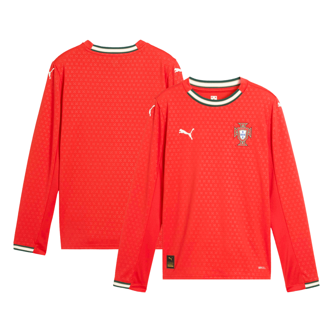 25-26 Portugal home soccer Jersey -Long Sleeve Fan version: Ajax 24-25 Home Stadium Jersey - Fans Version mysite: Adidas luxuryfootballshirts.com: https://www.luxuryfootballshirts.com/