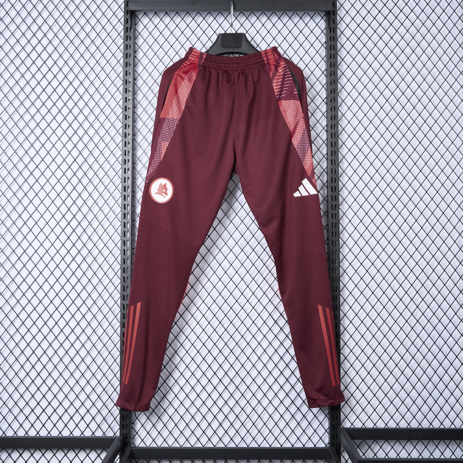 foot-AS Roma 24-25 Burgundy Training Pants - Player Version