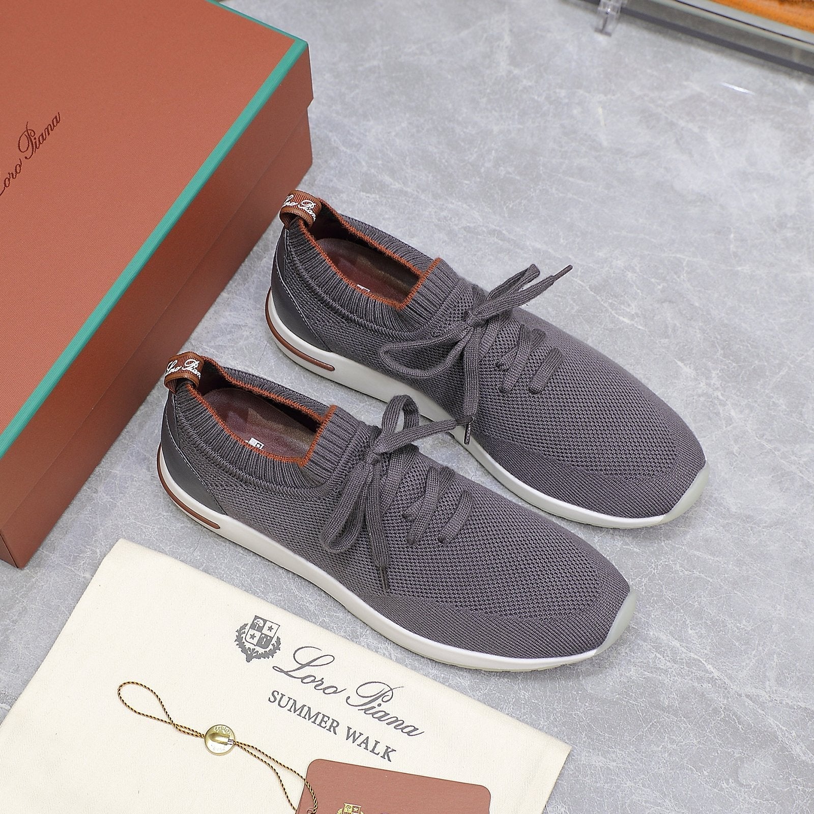 LP LADY FLEXY WALK SNEAKER IN GREY FABRIC、mysite、Cacoeks