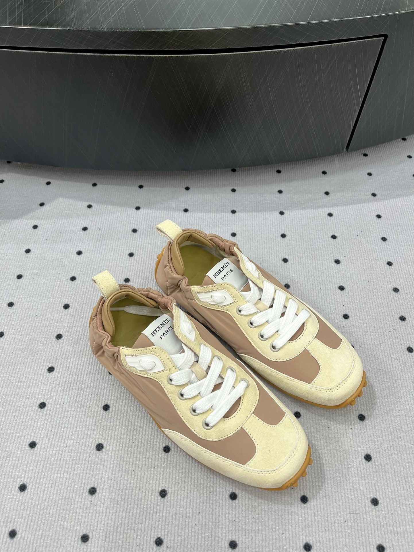 TRAIL SNEAKER IN BISQUE MIX FRENCH BEIGE SUEDE、mysite、Cacoeks
