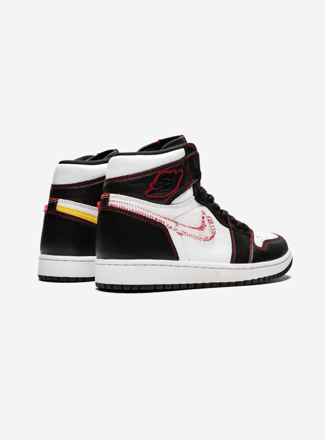 Air Jordan 1 Retro High Defiant White Black Gym Red、JORDAN、Cacoeks