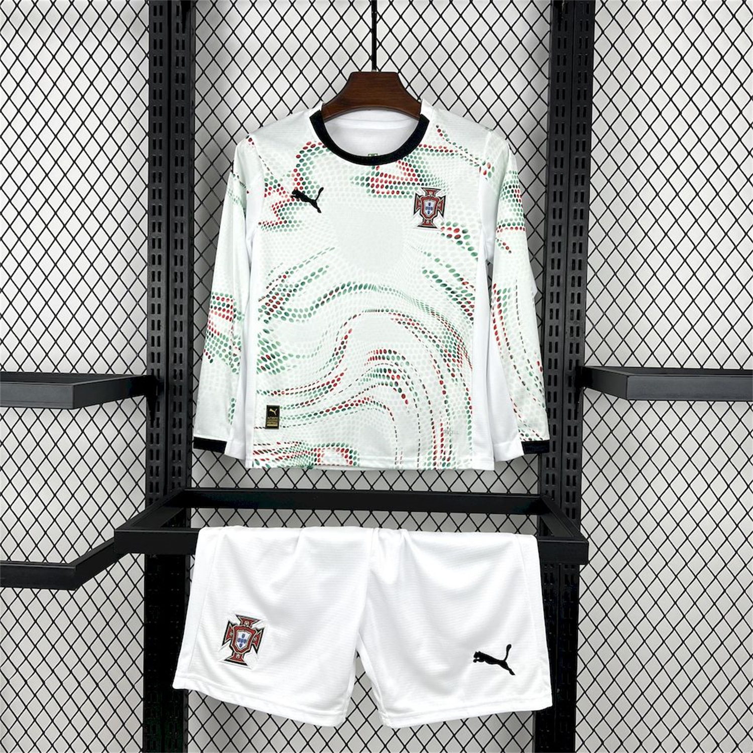 UltraTrikot-Portugal 2025-26 Away Long Sleeves Kids Kit