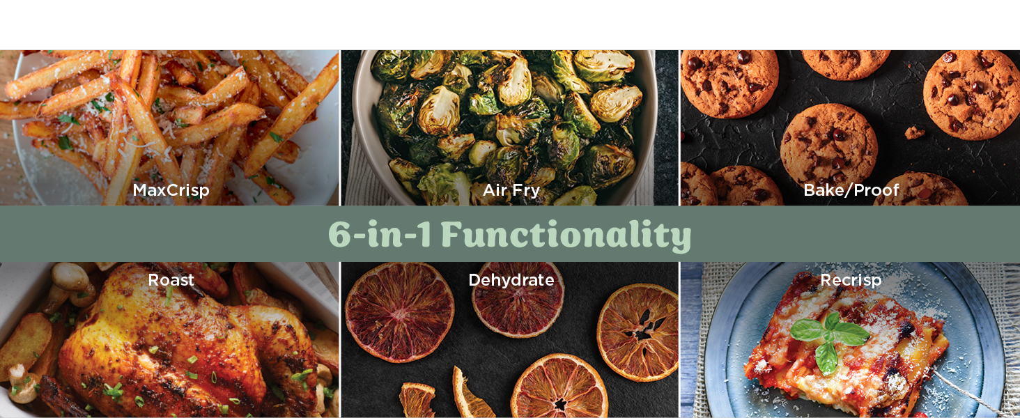 6-in-1 Functionality