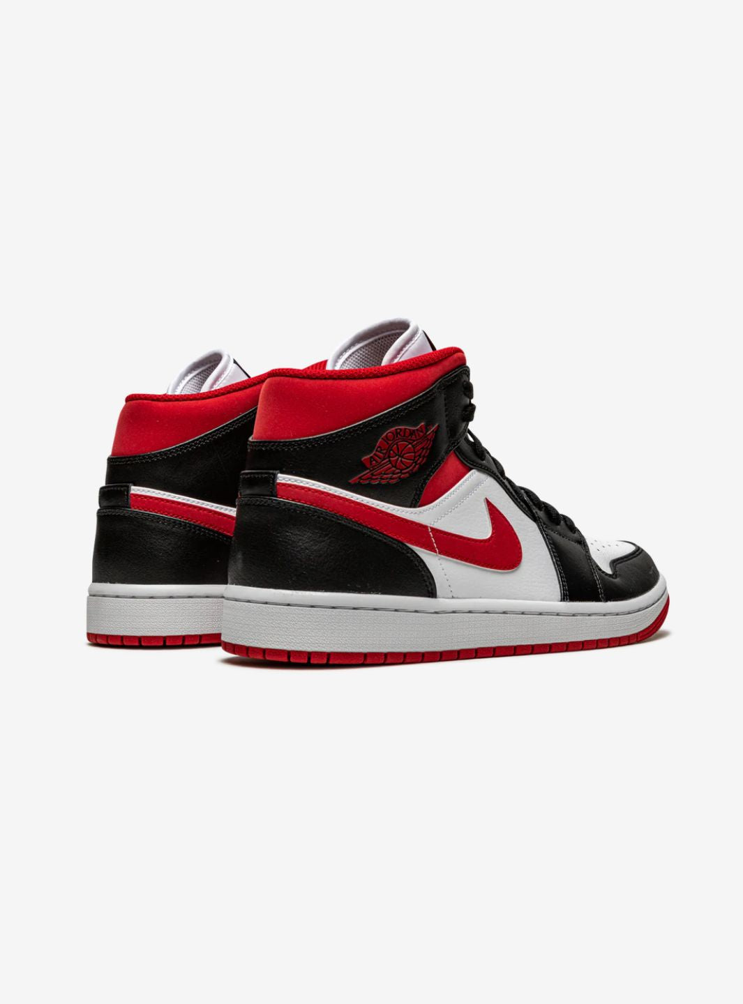 Air Jordan 1 Mid Gym Red Black White、JORDAN、Cacoeks
