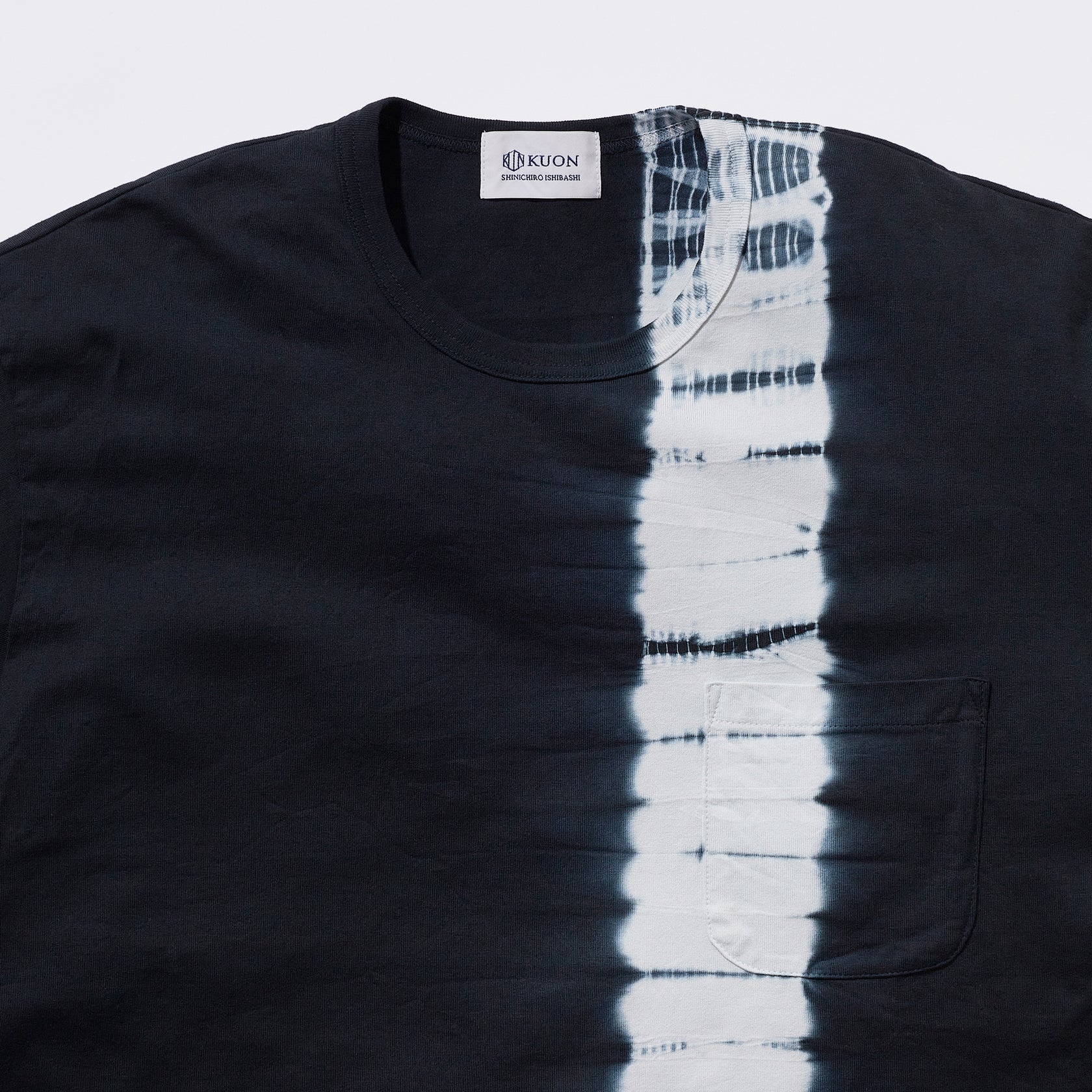 KUON 25S/S Arimatsu Shibori Tee  115CS08C183-74-04 