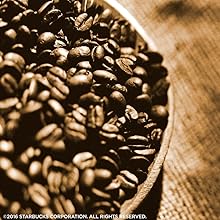 Blonde roast coffee in bowl