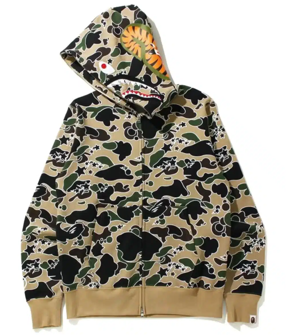 BAPE STA Camo Shark Hoodie、mysite、Cacoeks