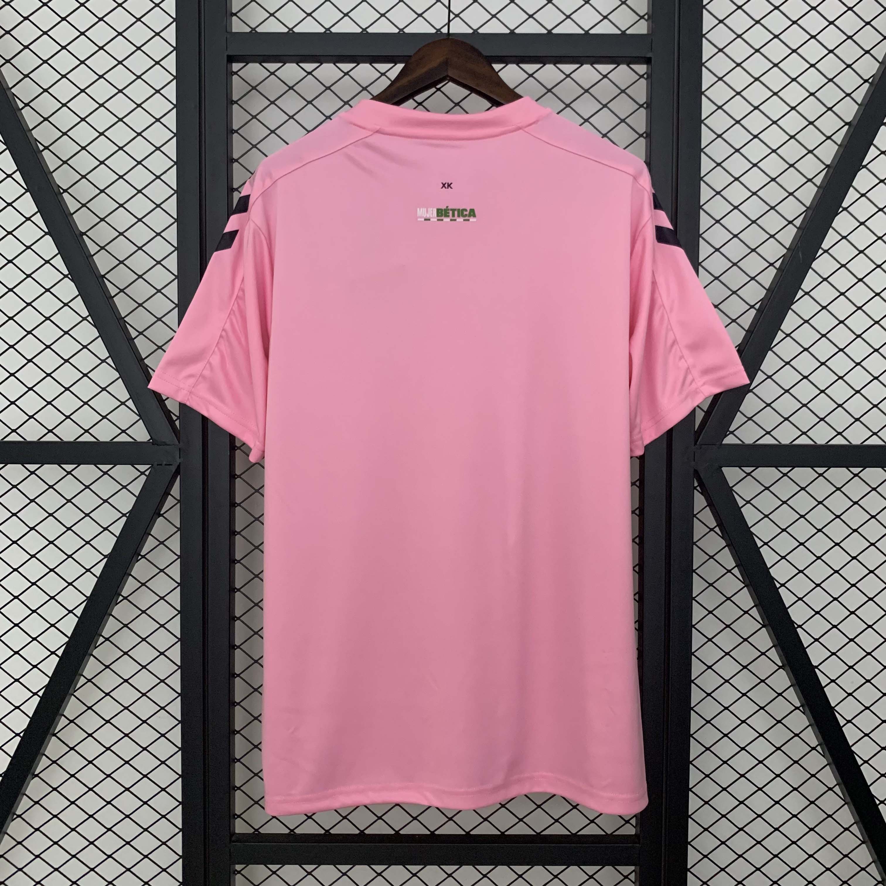 2025/2026 Real Betis Commemorative Edition Pink Football Shirt 1:1 Thai Quality:football jersey mysite: unitedjerseyfootball 邓江浪:football