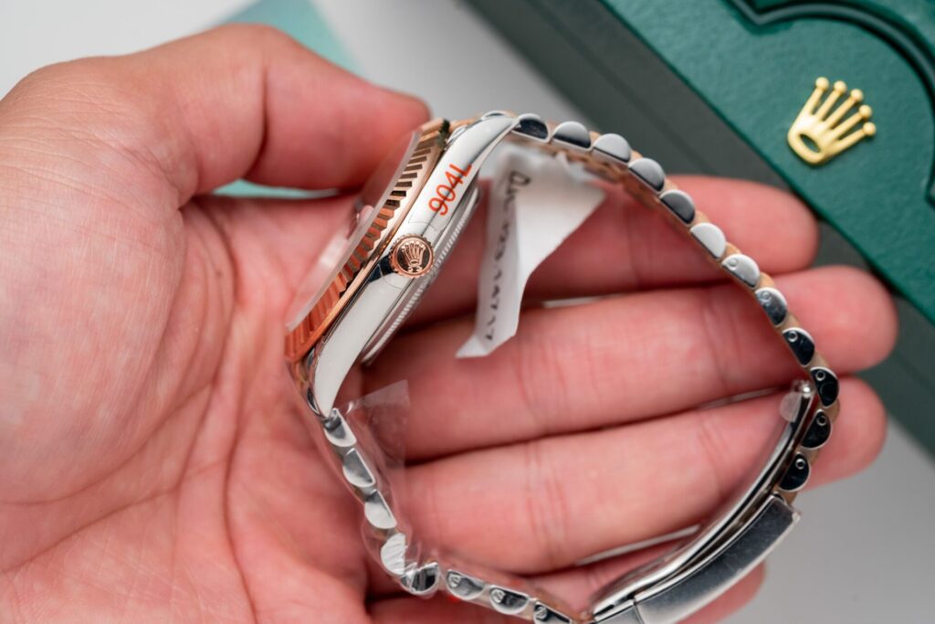 Đồng Hồ Rolex DateJust Bọc Vàng Vàng Mặt Wimbledon Nhà Máy GM 36mm (2)
