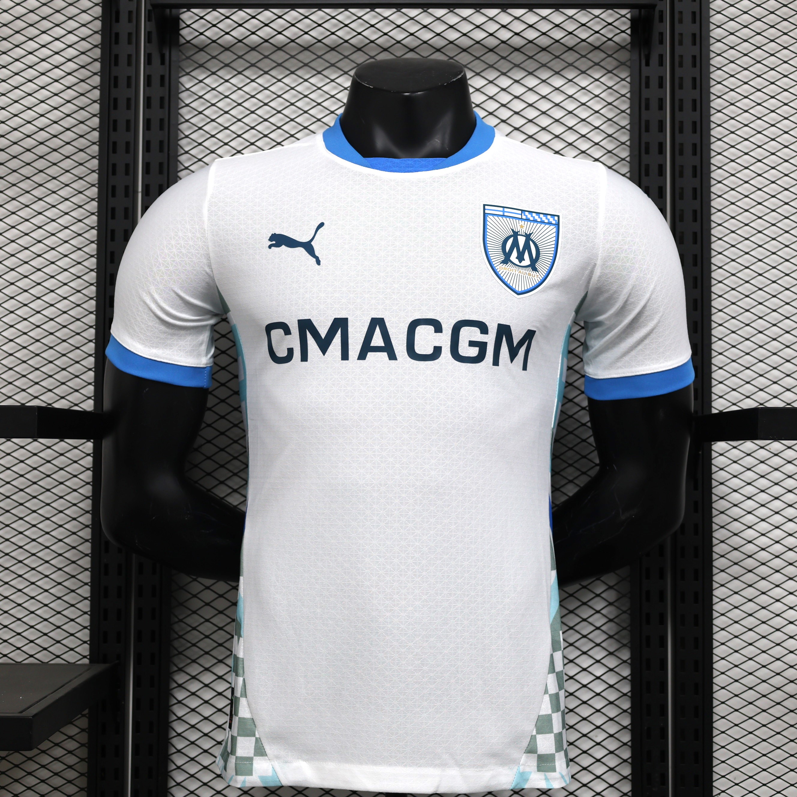 Higojerseys-Marseille 24-25 Home Stadium Jersey - Player Version