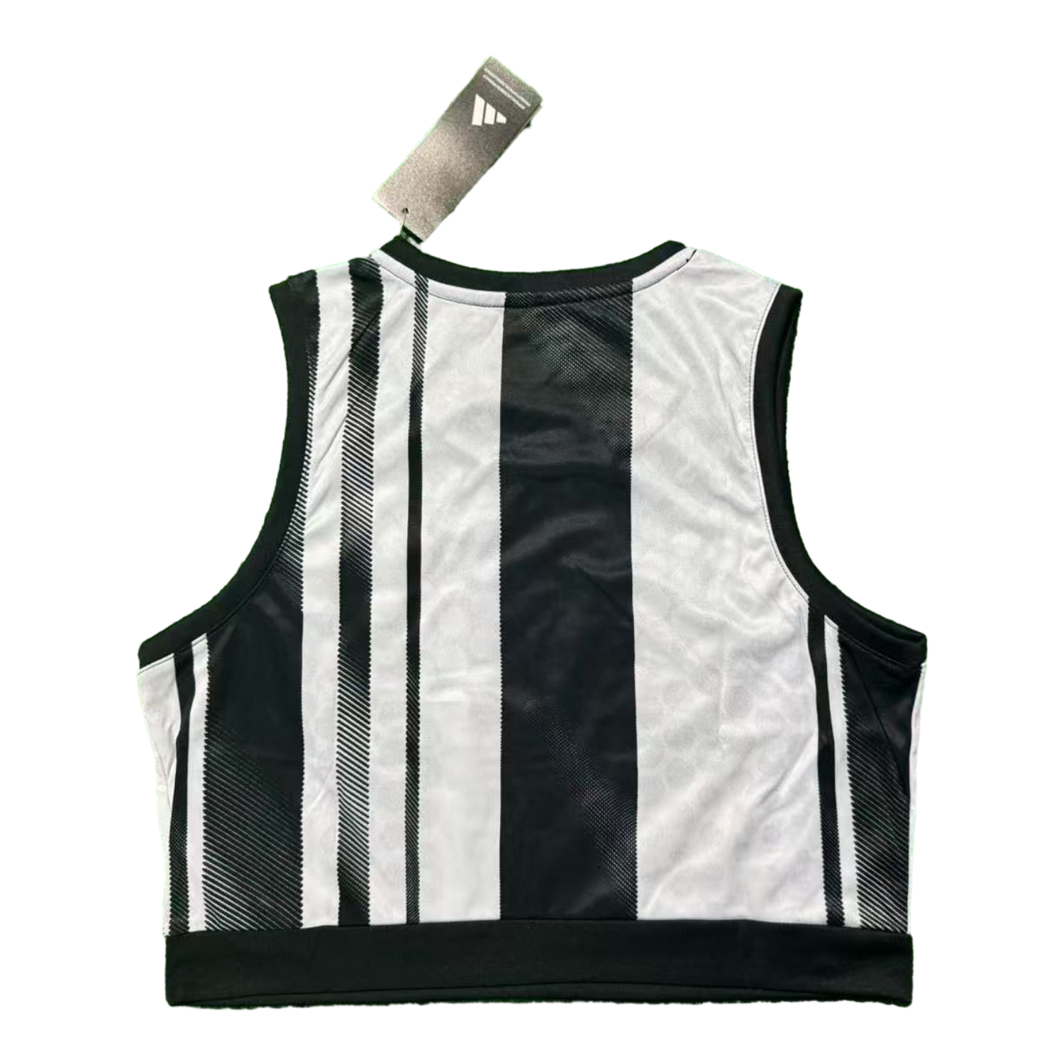 UltraTrikot-Women's Juventus 25-26 Home Black And White Yoga Vest