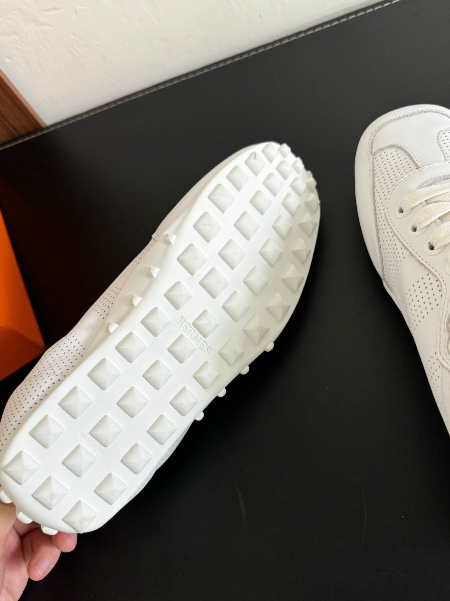 SKATEBOARD SHOES WHITE CALFSKIN、mysite、Cacoeks