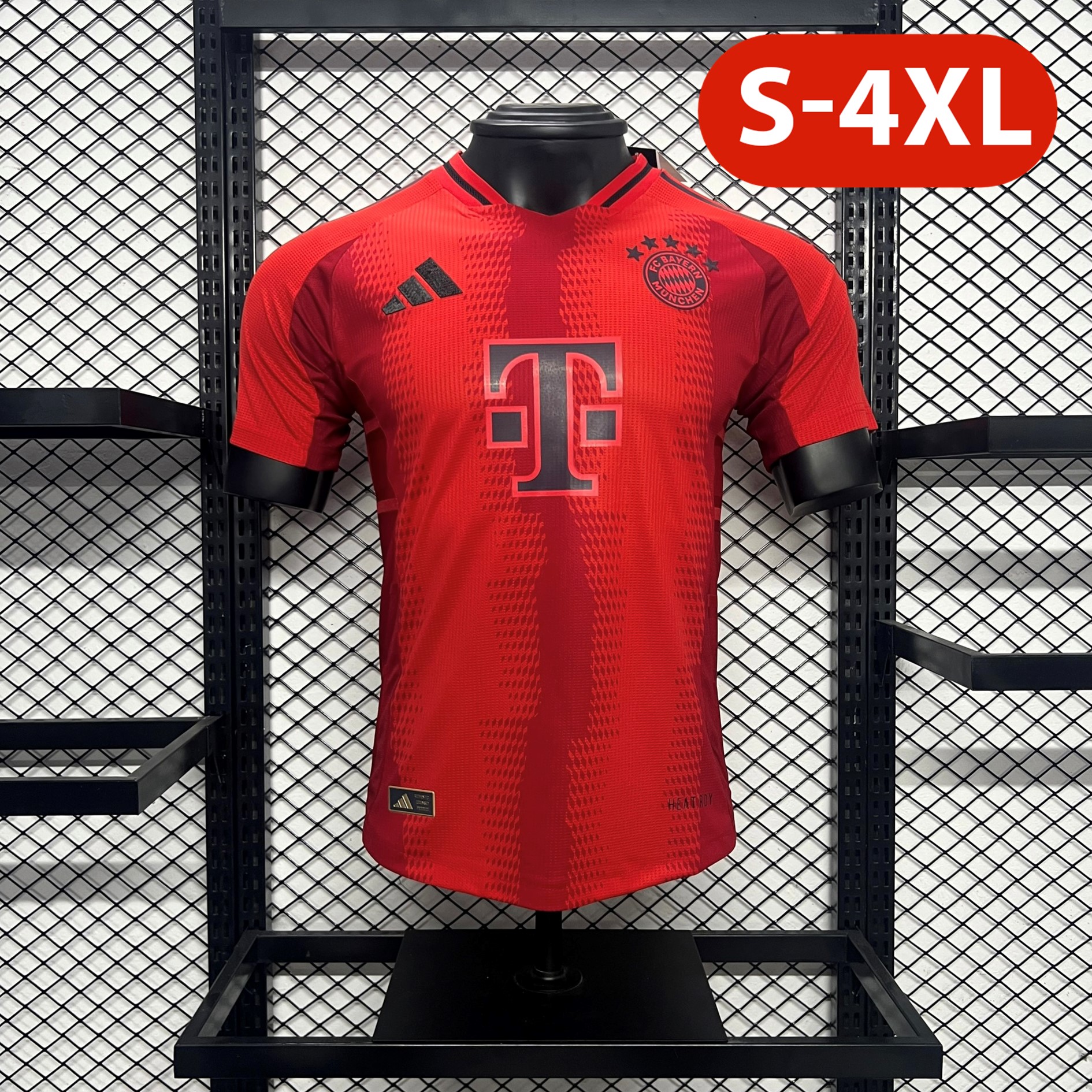 JerseysGala.com | Bayern Munich 24-25 Home Stadium Jersey - Player Version -Customize Name, Number and Patch | Worldwide Shipping