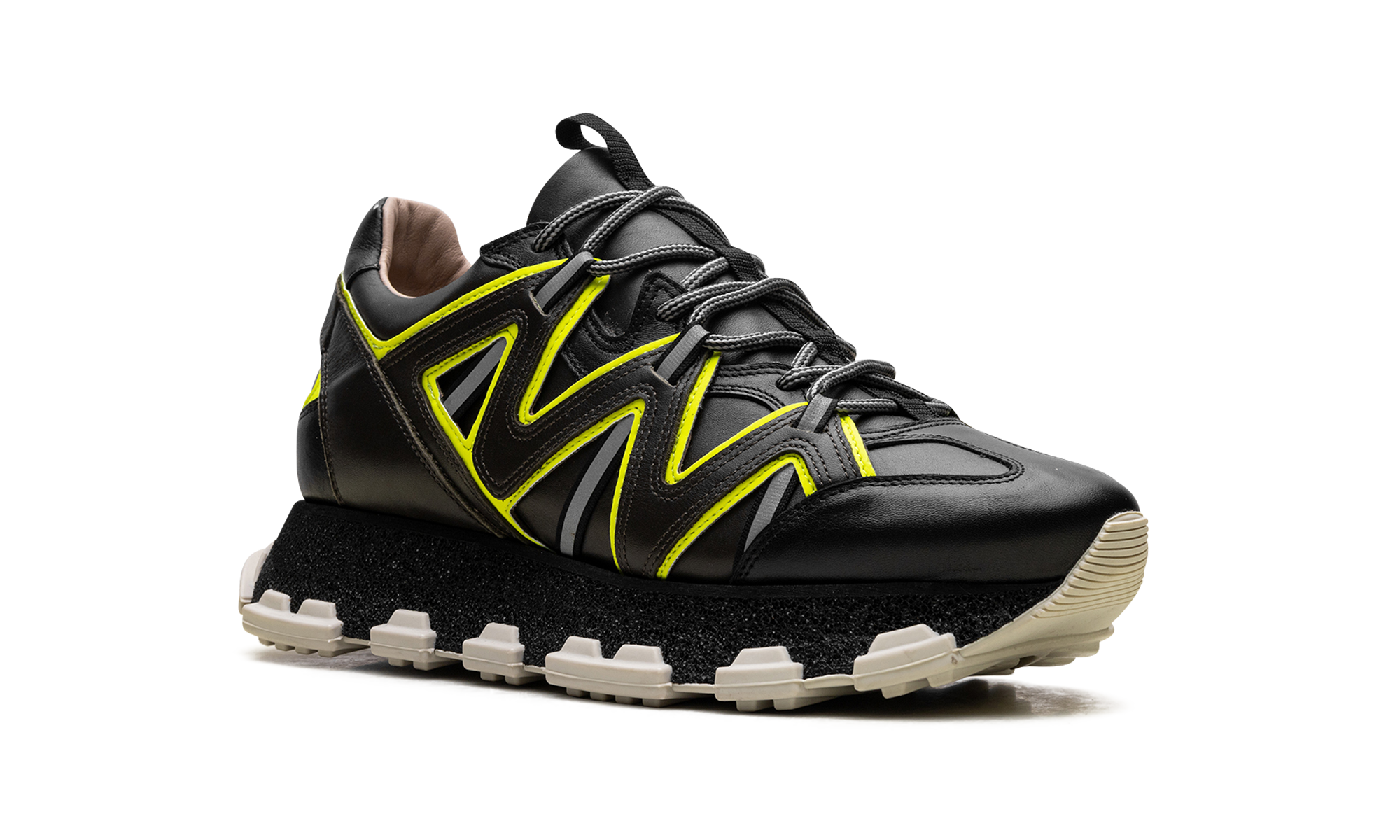 Lightning Leather Sneakers "Black"、mysite、Cacoeks