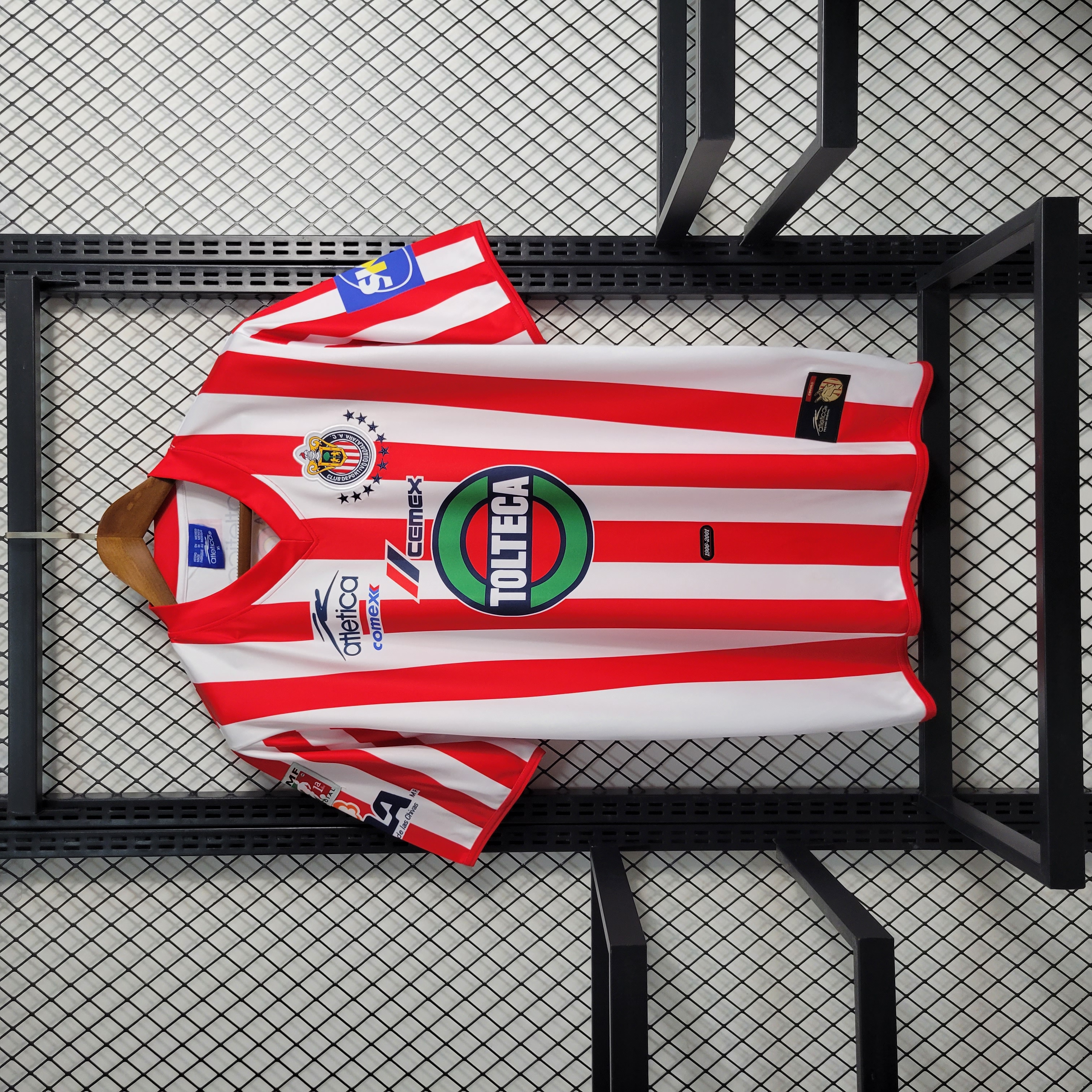 ManixJersey.com | Retro Chivas de Guadalajara 01-02 Home Stadium Jersey -Customize Name, Number and Patch | Worldwide Shipping