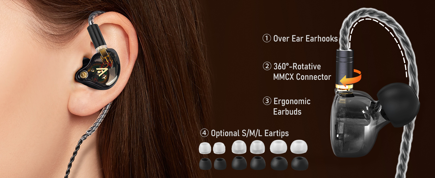 Audiovance Vibes 202_HiFi Wired Earbuds