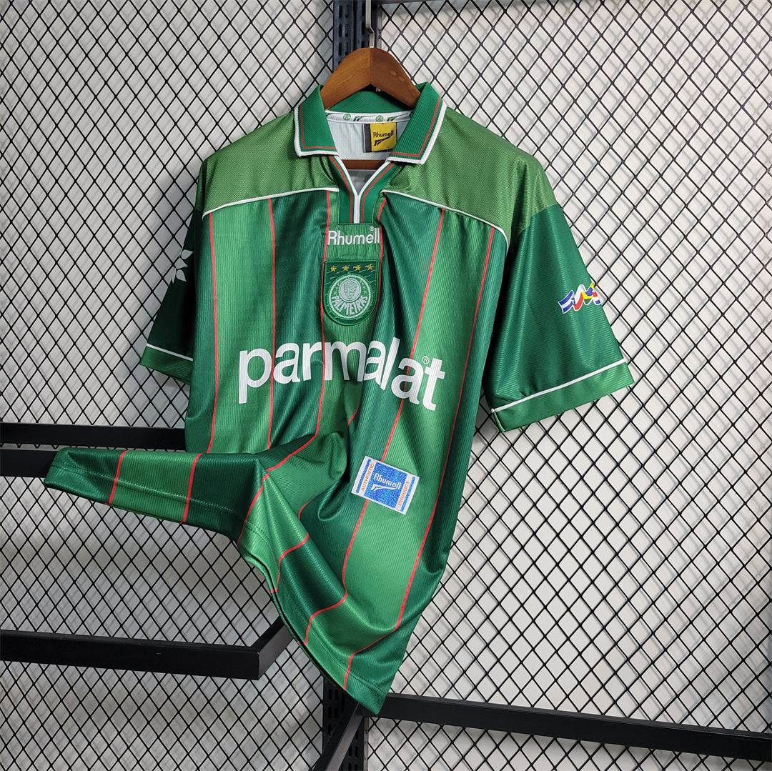 Higojerseys-Retro Palmeiras 1999 Home Stadium Jersey - Liberator Cup Champion