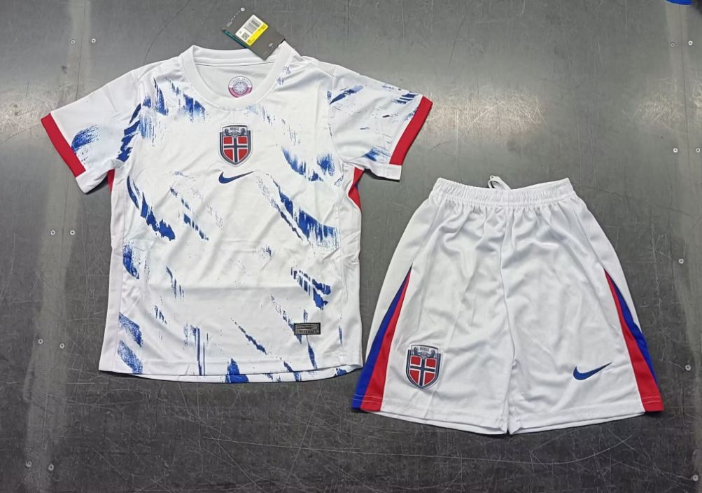 24/25 Norway Away Football Shirt Kids Size Suit-mysite Custom Football Kit- Nextkits