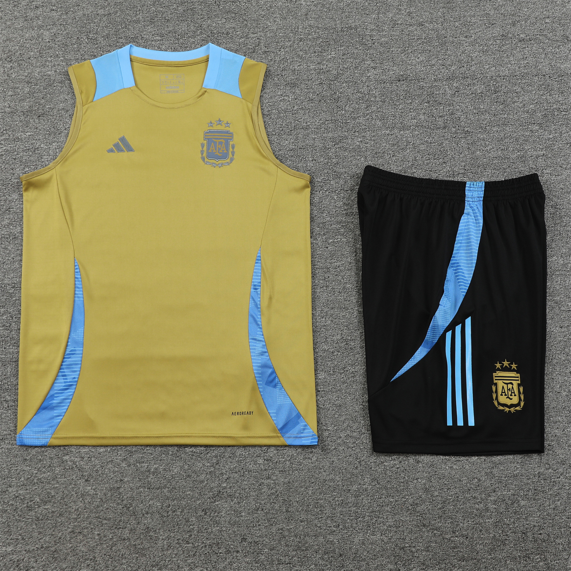 Higojerseys-Argentina 24-25 Vest Training Set - Gold