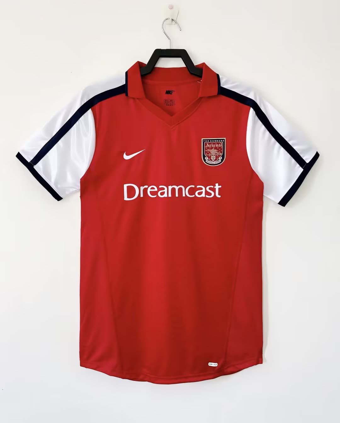 2001/2002 Retro Arsenal Home Football Shirt 1:1 Thai Quality:football jersey mysite: unitedjerseyfootball 邓江浪:football