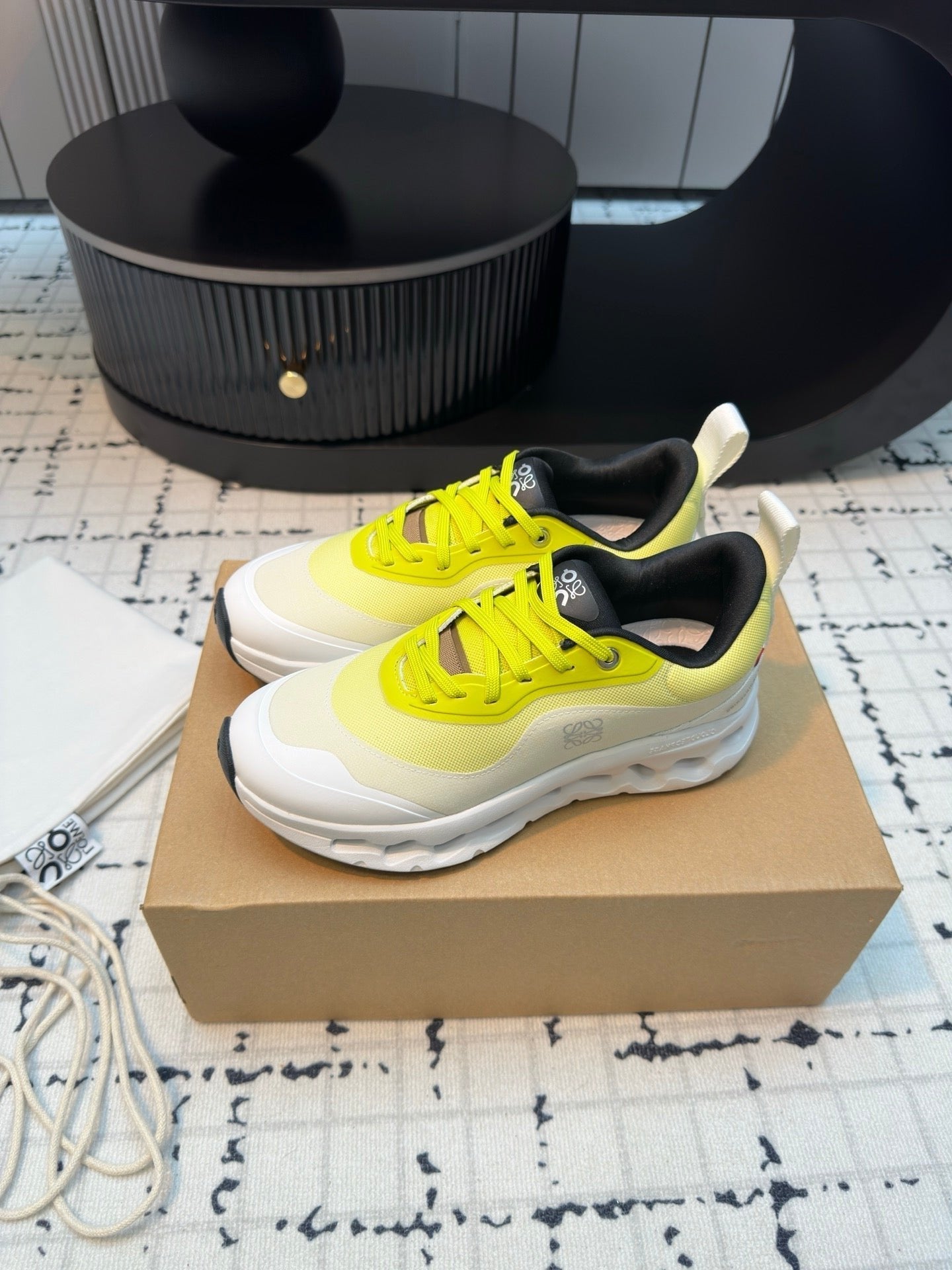 LW CLOUDTILT 2.0 SNEAKER WHITE AND LEMON POLYESTER、mysite、Cacoeks