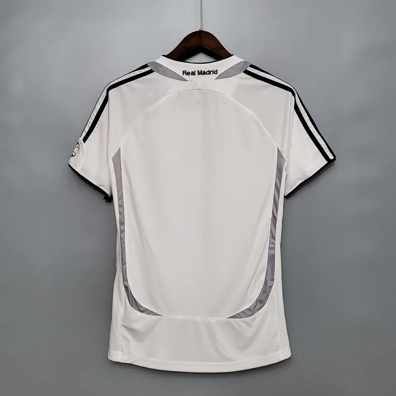 06-07 Real Madrid home soccer jersey-Retro version: Ajax 24-25 Home Stadium Jersey - Fans Version mysite: Adidas luxuryfootballshirts.com: https://www.luxuryfootballshirts.com/