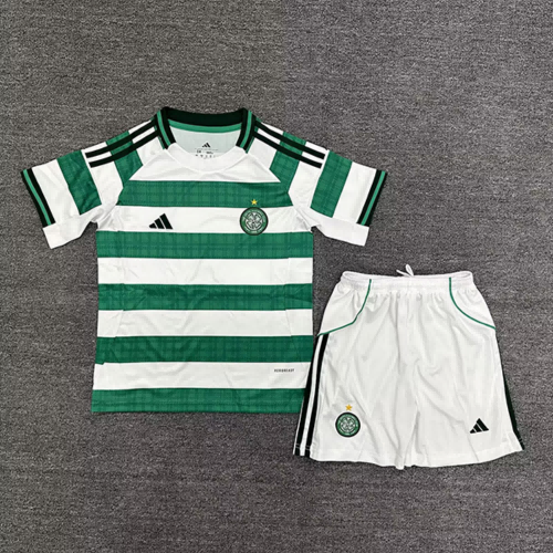 25/26 Celtic Home Football Shirt Kids Size Suit-mysite Custom Football Kit- Nextkits