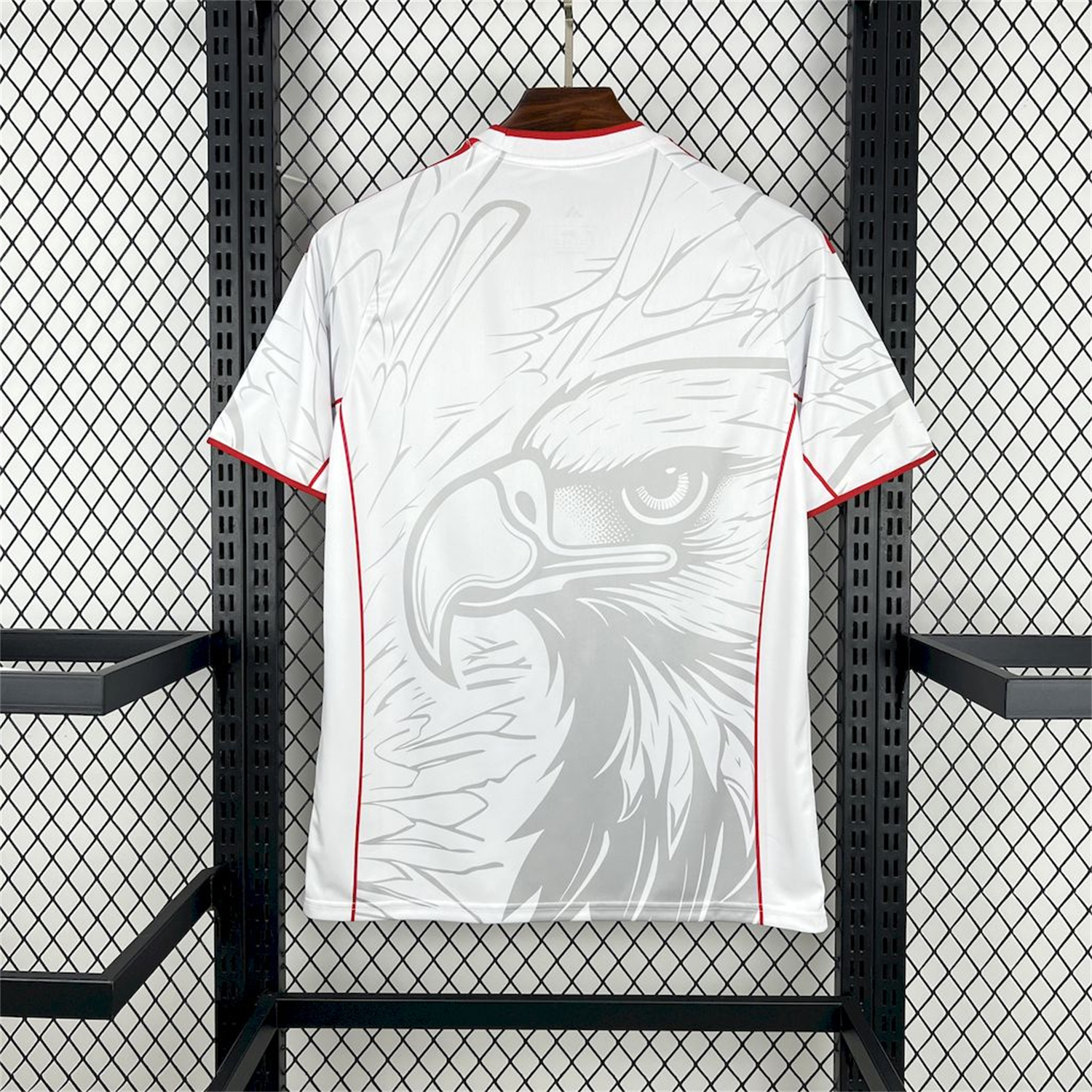 UltraTrikot-Benfica 24-25 White Red Concept Jersey with Grey Eagle - Fans Version