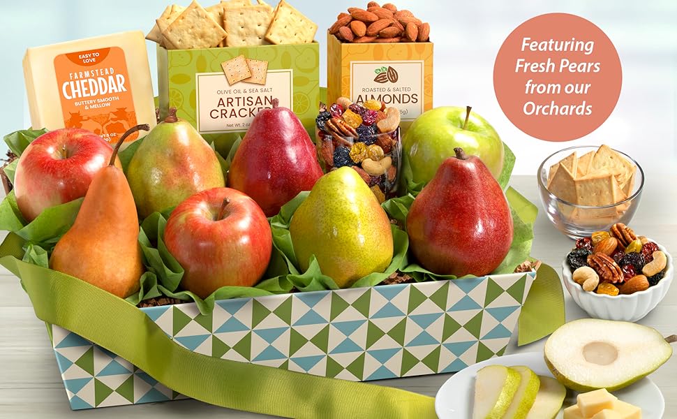 Fruit, Cheese, Crackers and Nuts to share with Friends, Family and Colleagues