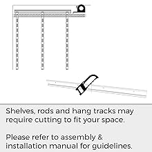 shelftrack, closet, maid, wire, shelving, hanging, storage, shelf, organization, adjustable
