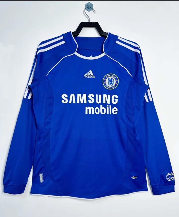 2006/2007 Long Sleeve Retro Chelsea Home Football Shirt 1:1 Thai Quality:football jersey mysite: unitedjerseyfootball 邓江浪:football