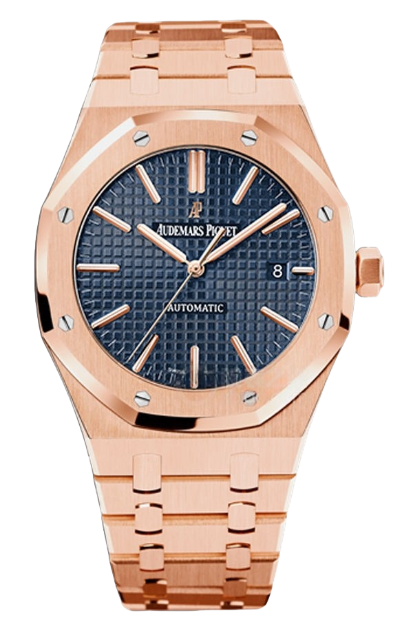 Audemars Piguet Royal Oak 15400OR.OO.1220OR.03 Super Clone Watch – 41mm Rose Gold Black Dial Replica