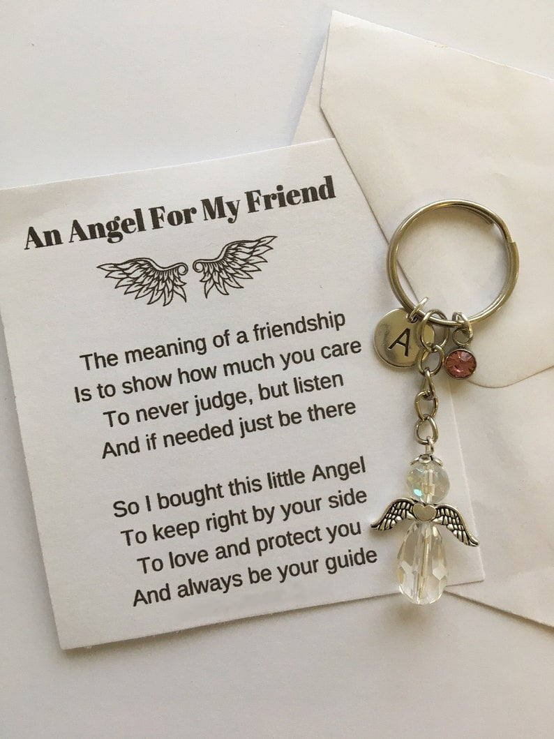 Guardian Angel Keychain - Best Friend Gift