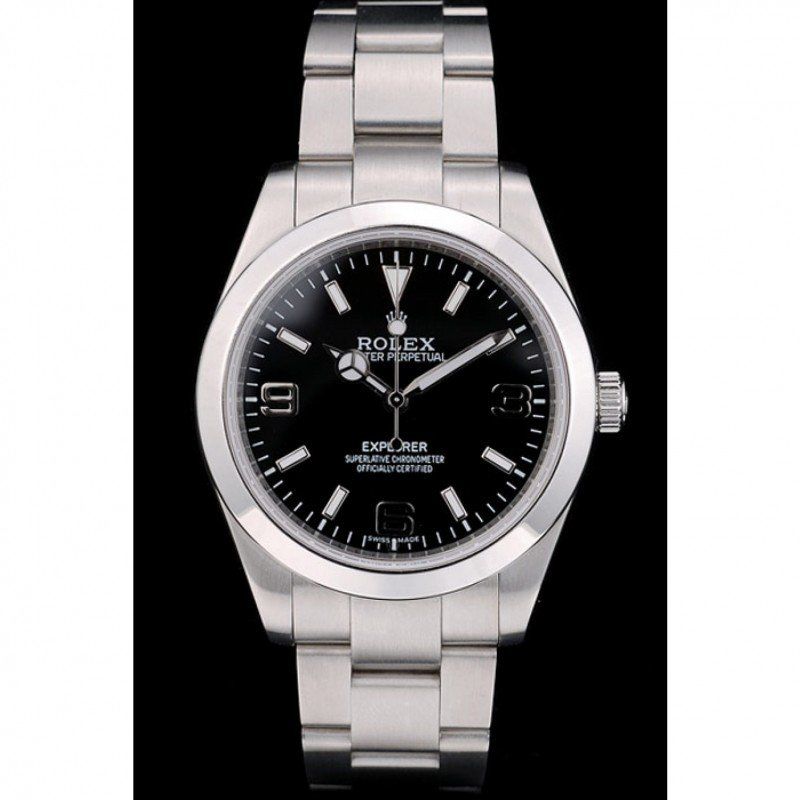 Superclone Rolex Explorer 39mm Black Dial 42002-fasswatch