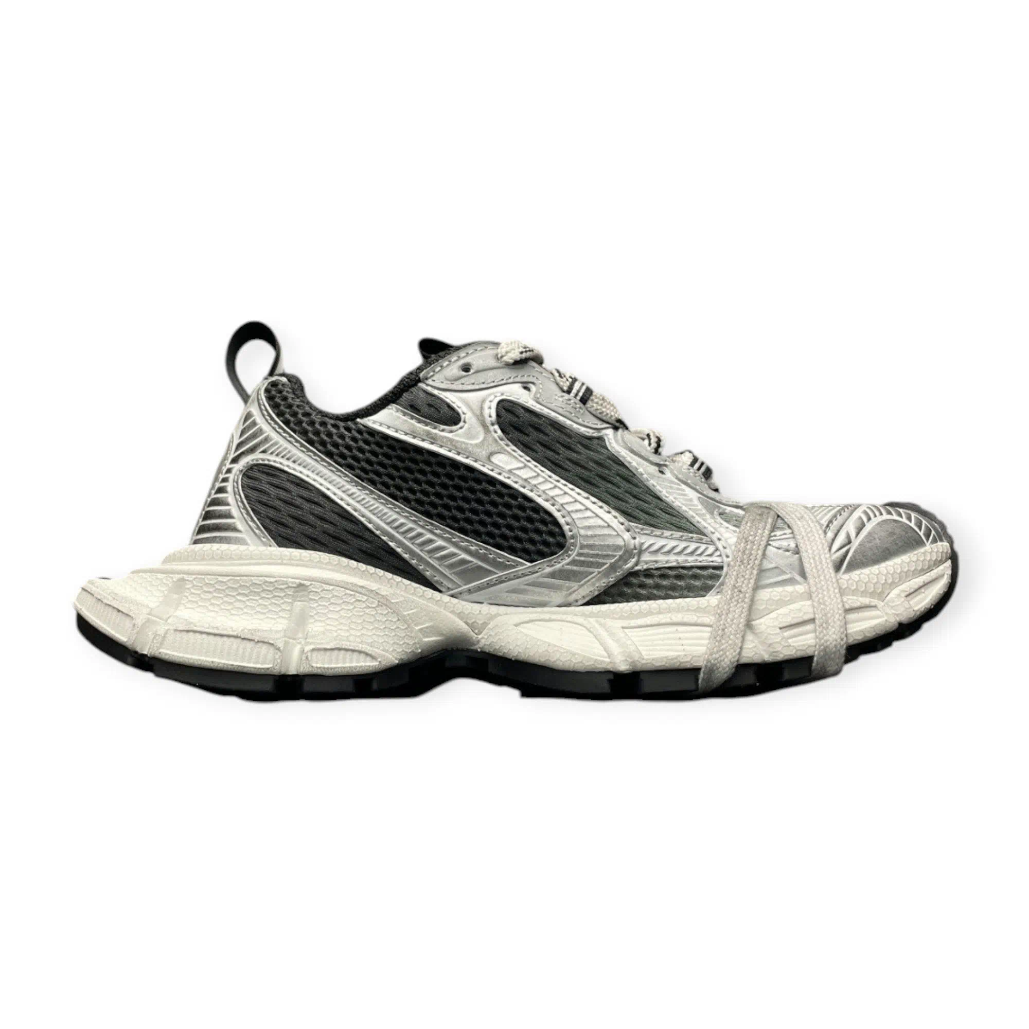 Balencaiga 3XL Sneaker in Silver White Black、mysite、Cacoeks
