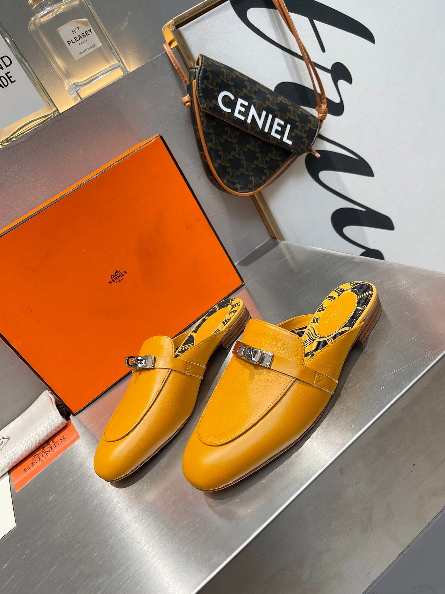 0Z MULE AMBER CALFSKIN WITH PATTERN、mysite、Cacoeks