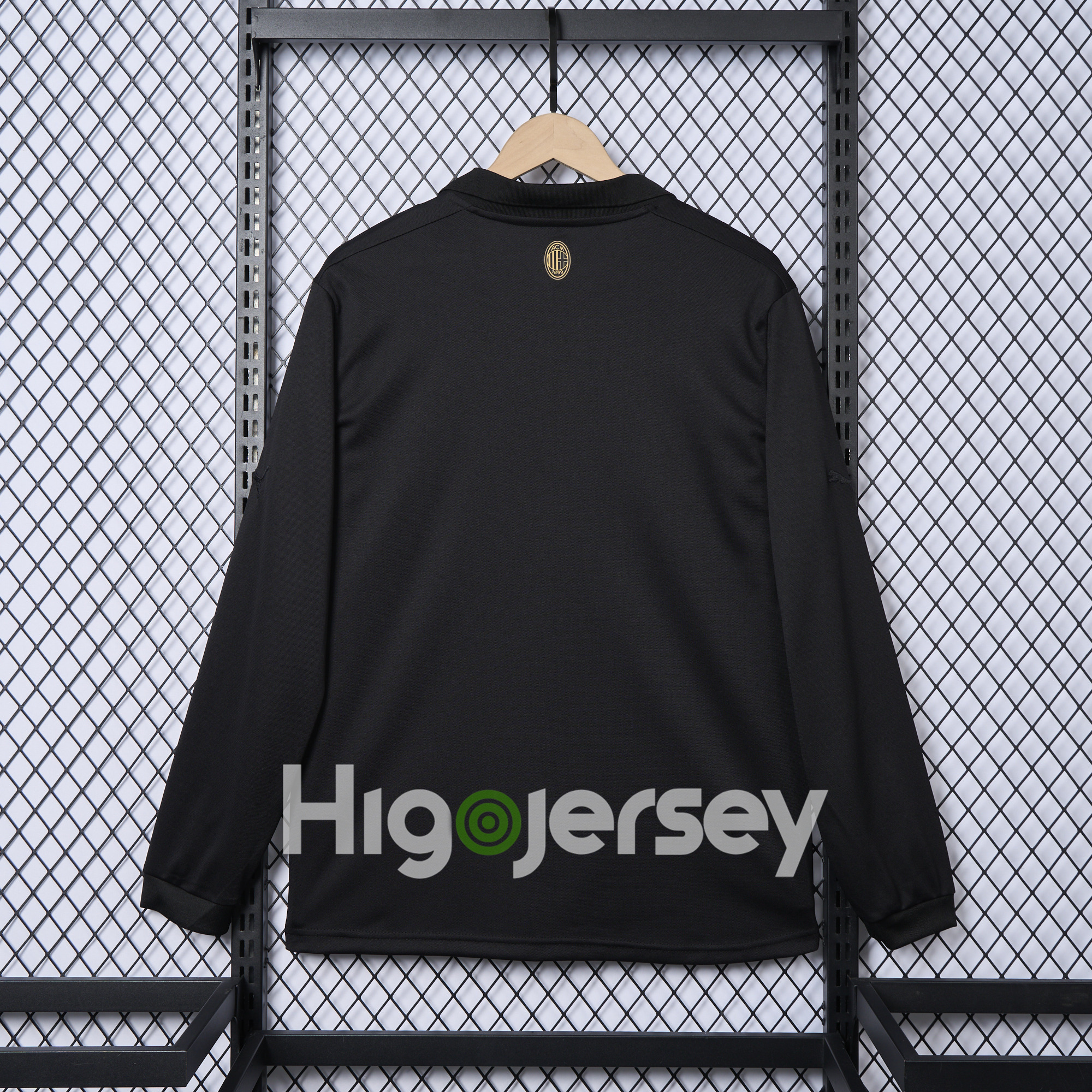 Higojerseys-AC Milan 24-25 125th Anniversary Long Sleeves Black GK Jersey - Fans Version